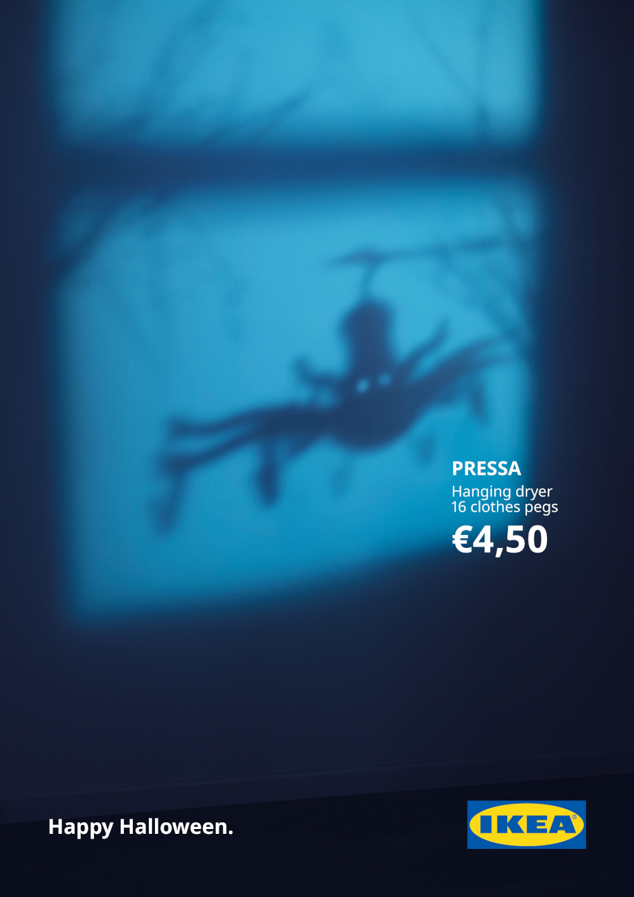 ikea italia pubblicità halloween