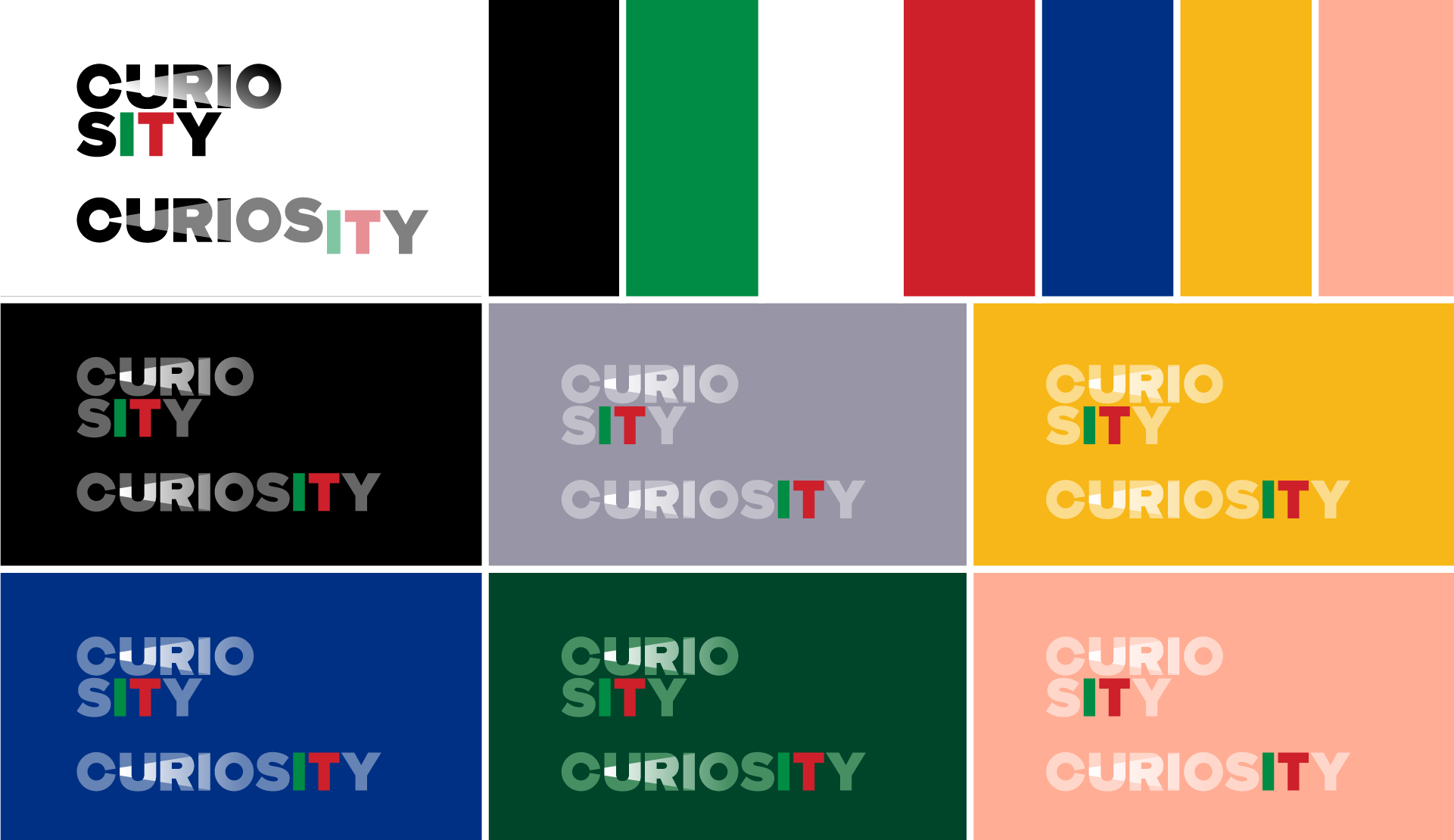 logo curiosity declinazioni