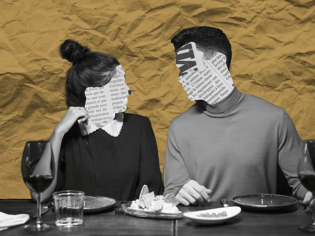 Conversazione immagine coppia